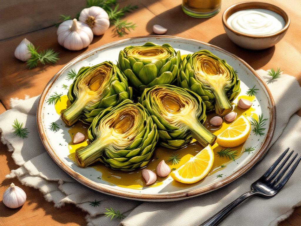 Artichauts à la grecque